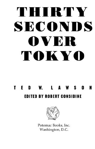 Thirty Seconds Over Tokyo book cover