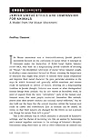 Jewish virtue ethics and compassion for animals: a model from the Musar movement.(Report): An article from: Cross Currents