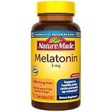 Nature Made Melatonin 3mg Tablets – 240 Count, 240-Day Supply
