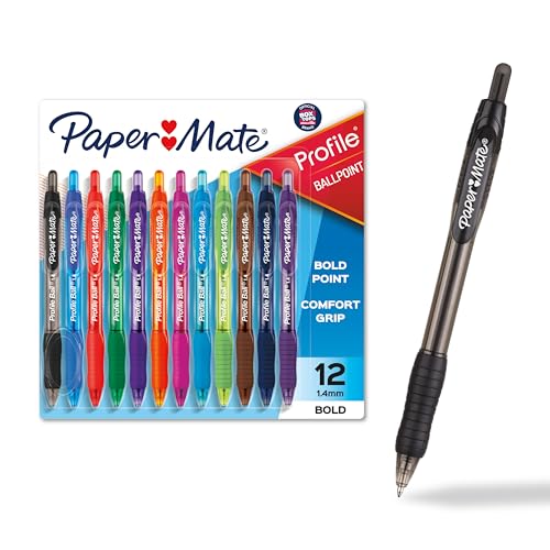 Profile Ballpoint Pens 12-Pack for $6.69 w/ Subscribe & Save + free shipping w/ Prime