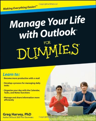 Manage Your Life with Outlook For Dummies book cover