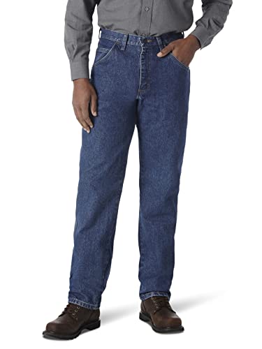 ⚡ BLITZDEAL (-51%) Wrangler Riggs Workwear FR Jeans mit lockerer Passform, schwer entflammbar, Medium Fade, Bundweite: 97 cm, beinlänge: 81 cm (38 W / 32 L)