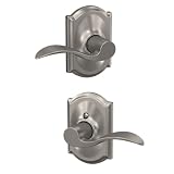 Schlage Accent passage lever (hall and closet)