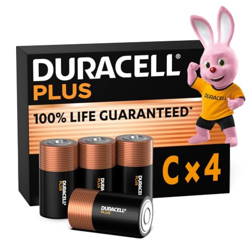 🔥 STARKER PREIS (-51%) Duracell Plus C Baby Alkaline Batterien LR14, 4er Pack