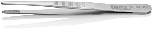 KNIPEX - 92 64 43 Tools - Precision Tweezers, Chrome (926443)