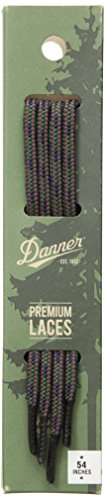 Danner Laces 54" Shoelaces, Brown/Green/Blue, Medium