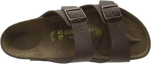 Birkenstock Unisex Arizona Sandal,Mocha Birkibuc,42 M EU
