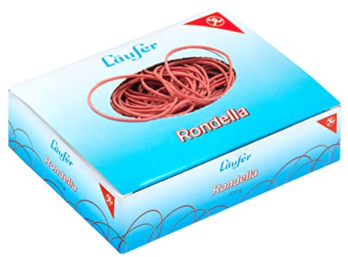 🔥 STARKER PREIS (-35%) Läufer 50547 Rondella Gummiringe Nr. 10, Durchmesser 65 mm, 100g Schachtel, rot, besonders langlebig