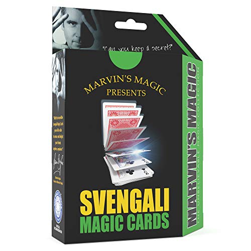 Marvin's Magic - Magic Svengali Magic Card Tricks Set - 25 Amazing Magic Tricks for Adults & Children - All Routines Carefully Explained - Suitable for Age 8+