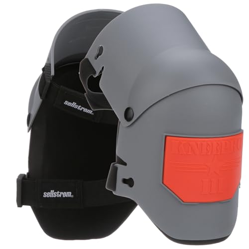 Sellstrom Ultra Flex III KneePro Professional Knee Pads for Men & Women with Triple-Layer Foam Cushioning, Heavy Duty Outer Shell, Speed Clips - for Construction Work, Gardening, Roofing, Flooring