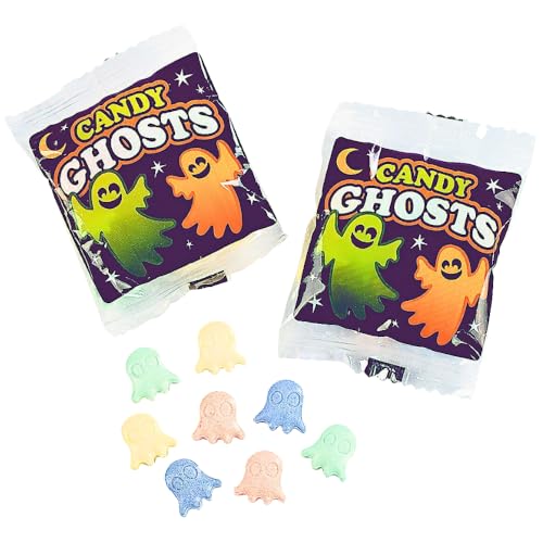 Hard Candy Ghosts (48 packs) Halloween Candy