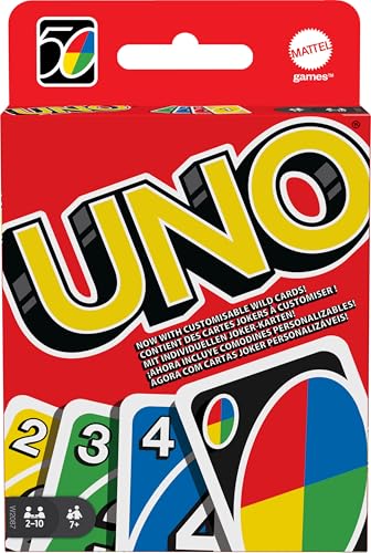 (-61%) Mattel Games UNO Kartenspiel, ab 7 Jahre, 2–10 Spieler