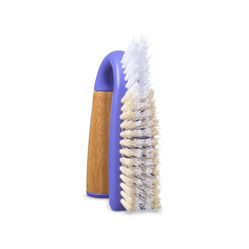 Full Circle Grunge Buster Grout & Tile Scrub Brush Purple