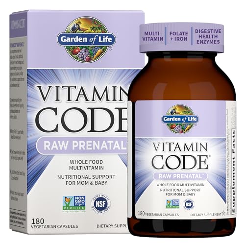 Garden of Life Vitamin Code RAW Prenatal 180 Vegetarian Capsules
