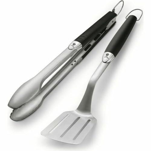 Weber Original Portable 2-Piece Stainless Steel Tool Set