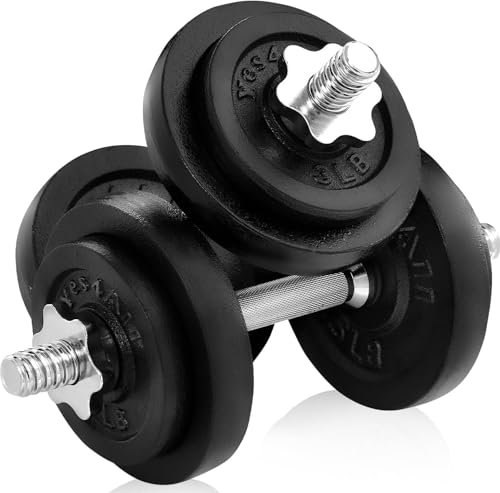 Yes4All Adjustable Dumbbells, 105 to 200 lbs with Connector Options