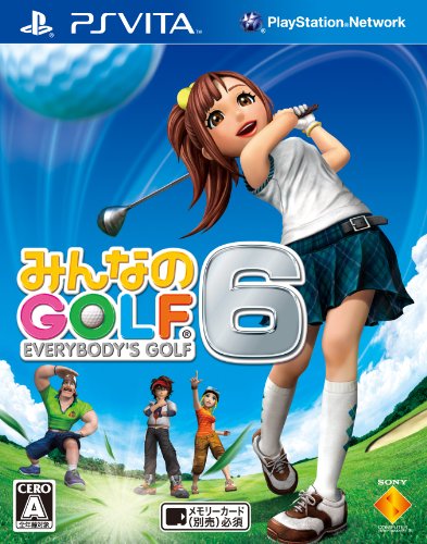 PSVitaの名作・スポーツ・ゲーム人気投票&ランキング【Sports】 2位 みんなのGOLF 6の画像