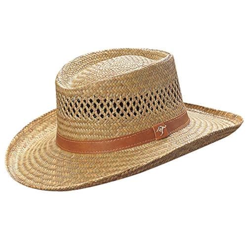 Dorfman Hat Co. Rush Gambler, Natural, Small