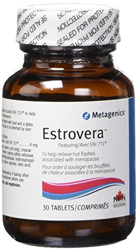 Metagenics HerWellness Estrovera - Hormone-Free Plant-Based Supplement - Supports Menopause & Perimenopause Relief - Hot Flashes, Night Sweats, Multi-Symptom Support - Vegetarian, Non-GMO - 30 Tablets