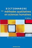 Dictionnaire Des Mthodes Qualitatives En Sciences Humaines