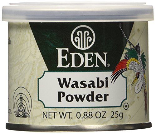 Eden Wasabi Powder, w/Real Japanese Horseradish, Fiery, Traditionally Made in Japan, 0.88 oz