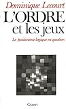 Lordre Et Les Jeux Littrature