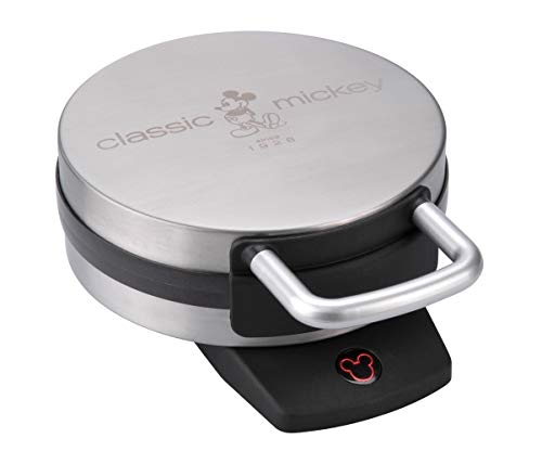 Disney DCM-1 Classic Mickey Waffle Maker, Brushed Stainless Steel