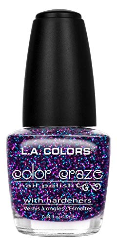 L.A. COLORS Color Craze Nail Polish, Jewel Tone CNP447