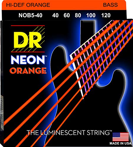 DR Strings NOB5-40 HI-DEF NEON Bassgitarrensaiten