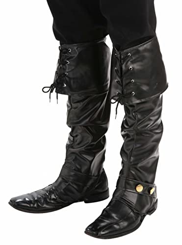 Rubies Pirate Boot Covers for Adults, Men's One Size