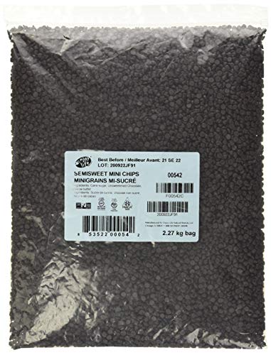 Enjoy Life Bulk Semi-Sweet Mini Chocolate Chips, Vegan, Dairy Free, Gluten Free, Nut Free, Kosher, Soy Free Allergy Friendly, 5 Lb. Bag