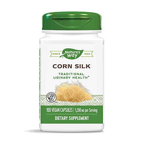 Nature's Way Corn Silk - 1,200 mg per 3-Capsule Serving - Traditional Urinary Health Support* - Corn Silk Dietary Supplement - Vegan & Gluten Free - 100 Vegan Capsules