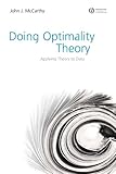 Doing Optimality Theory Applying Theory To Data English Edition