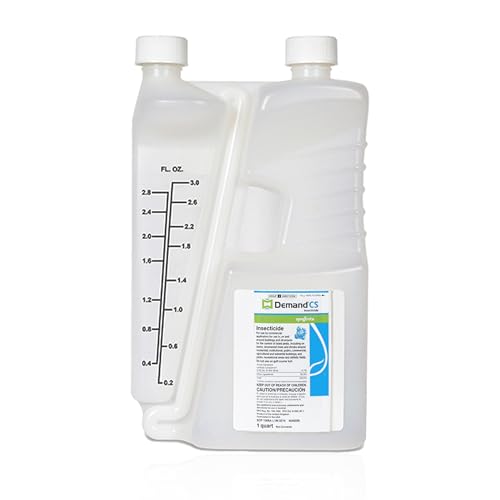 Demand CS Insecticide, Contains iCAP Technology for Long-Lasting Pest Control, Sprayable, Effective Against Over 30 Pests, Indoor & Outdoor Use - 1-Quart Bottle