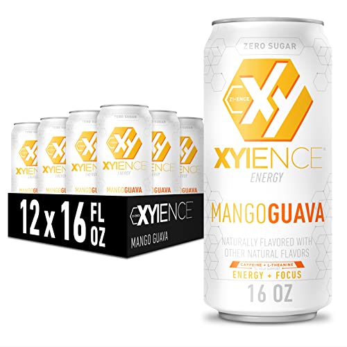 Xyience Mango Guava Energy Drink, 16 fl oz can (Pack of 12