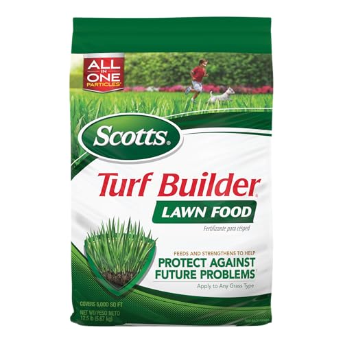 Scotts Turf Builder Lawn Food Fertilizer 5000 sq ft 12.5 lb