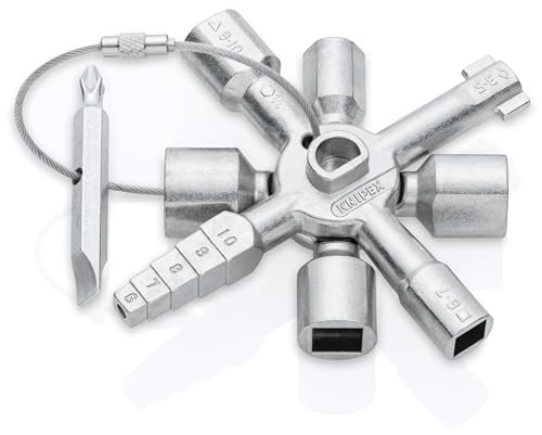 KNIPEX Schaltschrankschlüssel Universal-Schlüsselset