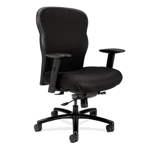 STRONGEST Big and Tall Office Chair - HON with Adjustable Arms, Black (VL705) REVIEW
