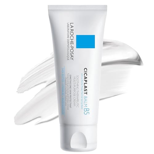 La Roche-Posay Cicaplast Balm B5, Healing Ointment and Soothing Therapeutic Multi Purpose Cream for Dry & Irritated Skin, Body and Hand Balm, Baby Safe, Fragrance Free