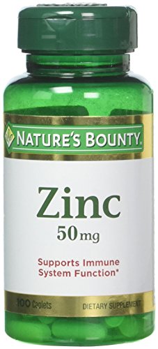 Nature’s Bounty Zinc 50mg Caplets