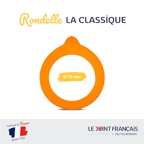 10 Joints de bocaux 70mm│Le Joint Français par Hutchinson│Gamme « La Classique »