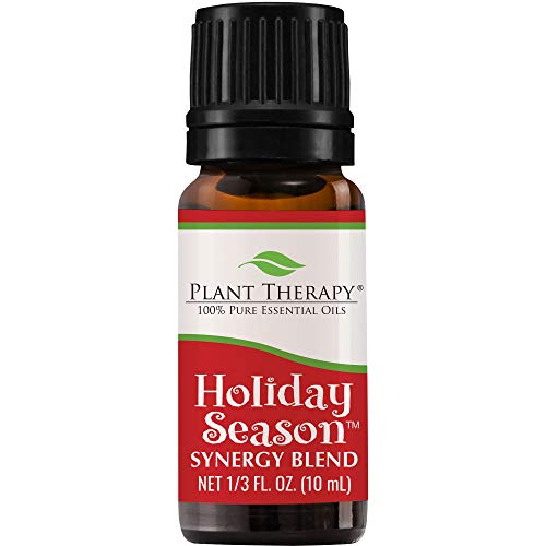 Plant Therapy Holiday Season Synergy Essential Oil 10 mL (1/3 oz) 100% Pure, Undiluted, Therapeutic Grade