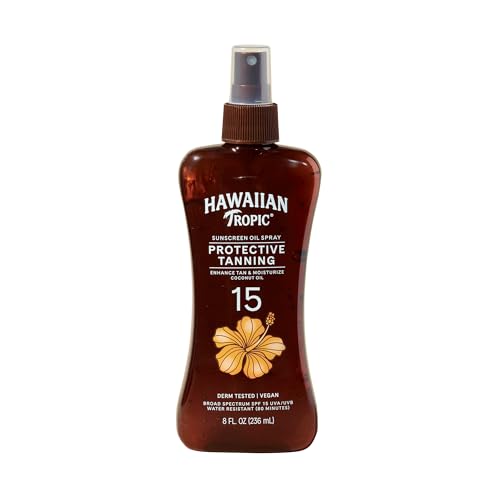 Hawaiian Tropic Protective Sunscreen Dry Oil Spray Best Scent With a coconut scent, you'll smell