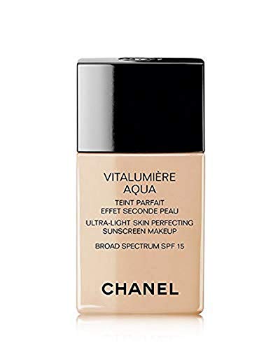 Vitalumiere Aqua Ultra-Light Skin Perfecting Makeup SPF 15-40 Beige by Chanel for Women - 1 oz Makeup
