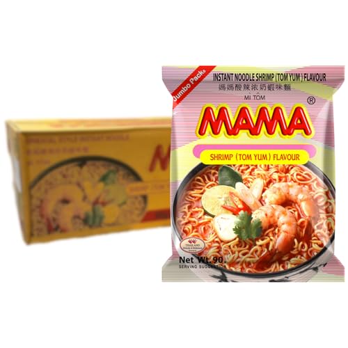 🔥 STARKER PREIS (-39%) MAMA - Instant Nudeln Garnelen, 20er pack (20 X 90 GR)