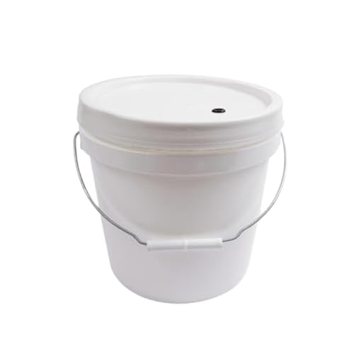 FastTrack Fermentation Bucket ,Home Brewing Wine Fermenter ,2 Gallon Fermenting Bucket with Lid, 100% Food Grade-BPA Free Fermenting Bucket for your Beer, Wine or any other Fermented Beverage,White