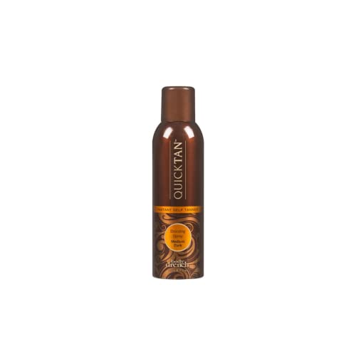 Body Drench QuickTan Instant Self Tanner Bronzing Spray, Salon-Quality Medium/Dark Tan, Streak-Free, Tinted Formula, 6 oz, 1-pack