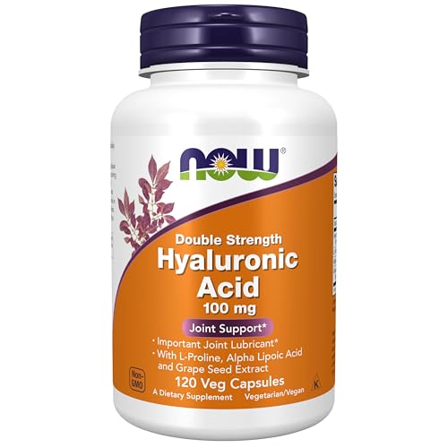 NOW Foods Hyaluronic Acid 100 mg Double Strength capsules