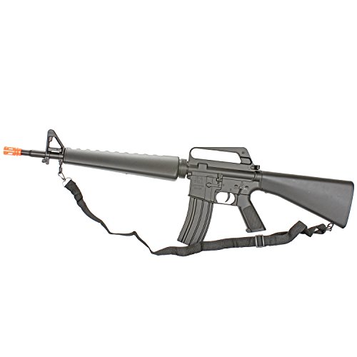 BBTac BT-M16A2 Airsoft Rifle Spring Gun| Vietnam War Full-Size Replica | Military Simulation for Collectors, Veterans & Outdoor Combat Airsoft Games