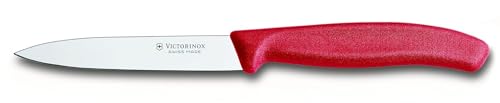 Victorinox Swiss Classic 4-Inch Paring Knife Straight Blade Spear Point Red